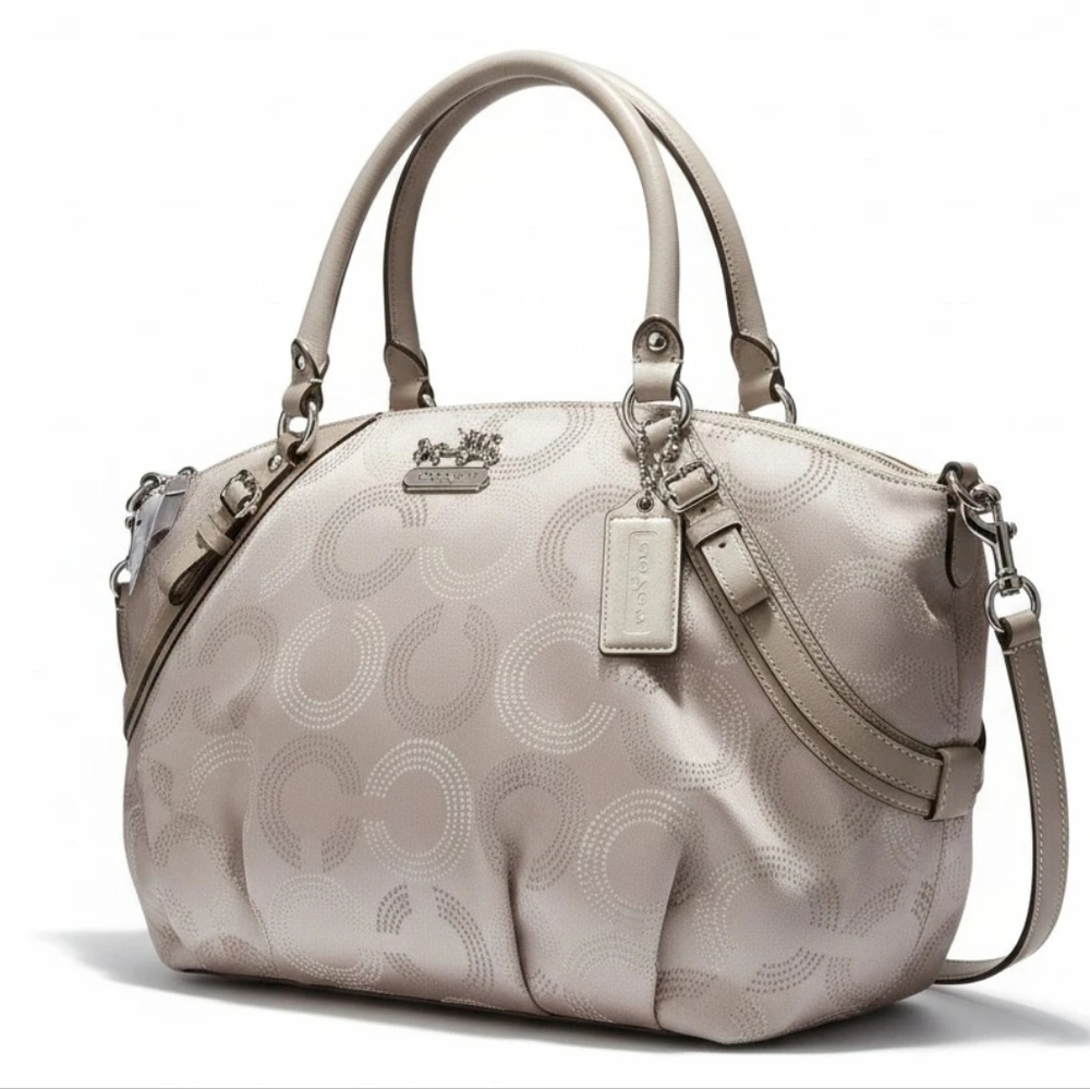 COACH 2010 Madison Dotted OP Art Sophia Satchel